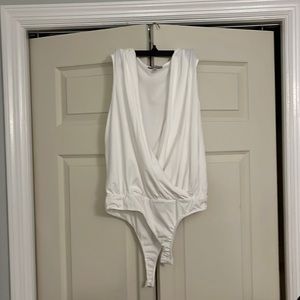 White Birch White bodysuit, size medium